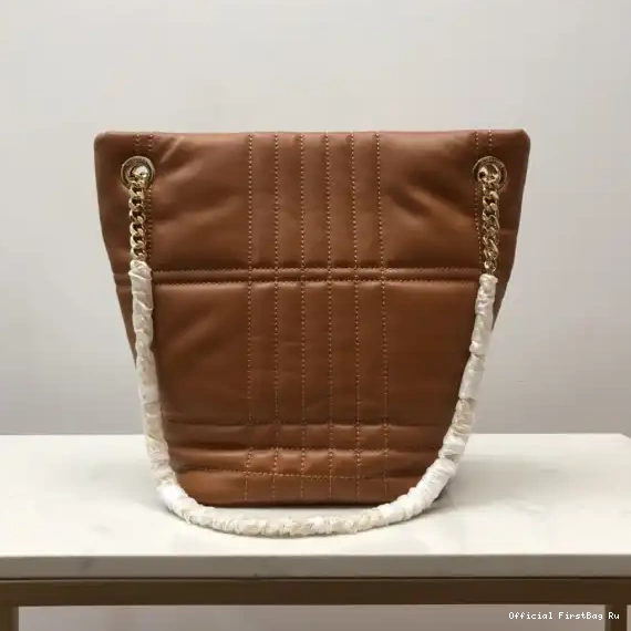 Official FirstBag Ru Small Lambskin Bag Bucket BURBERRY Lola Quilted 0510